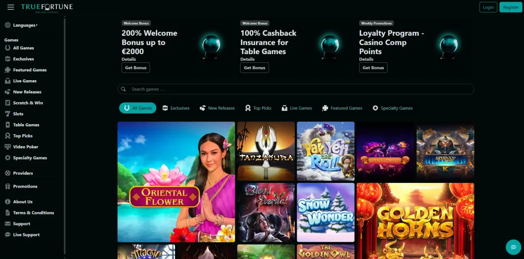 Je True Fortune Casino legitimní a bezpečné pro hraní?