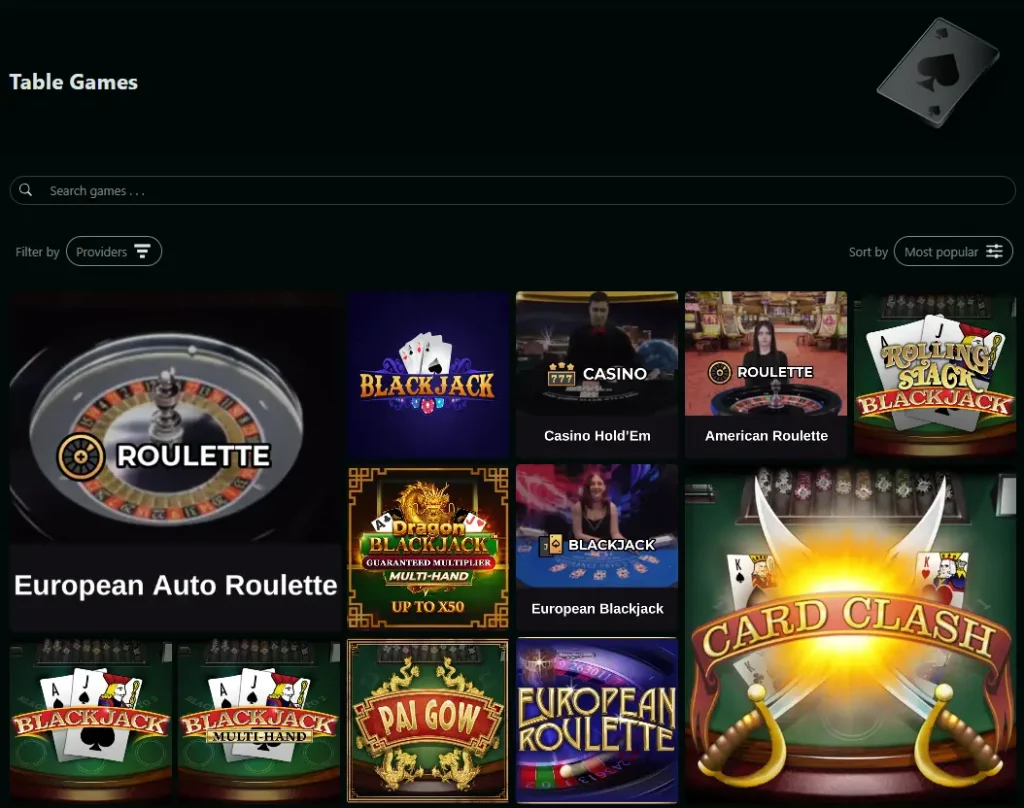 How to Play Table Games at True Fortune?